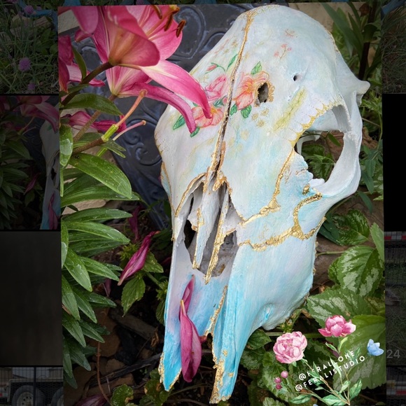 Custom Painted Skull - Picture 5 of 5